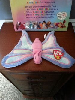 Butterfly beanie baby