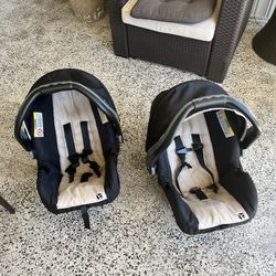 Double Stroller With Car seats And Bases ! 