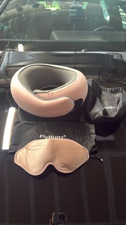 Travel pillow with mask