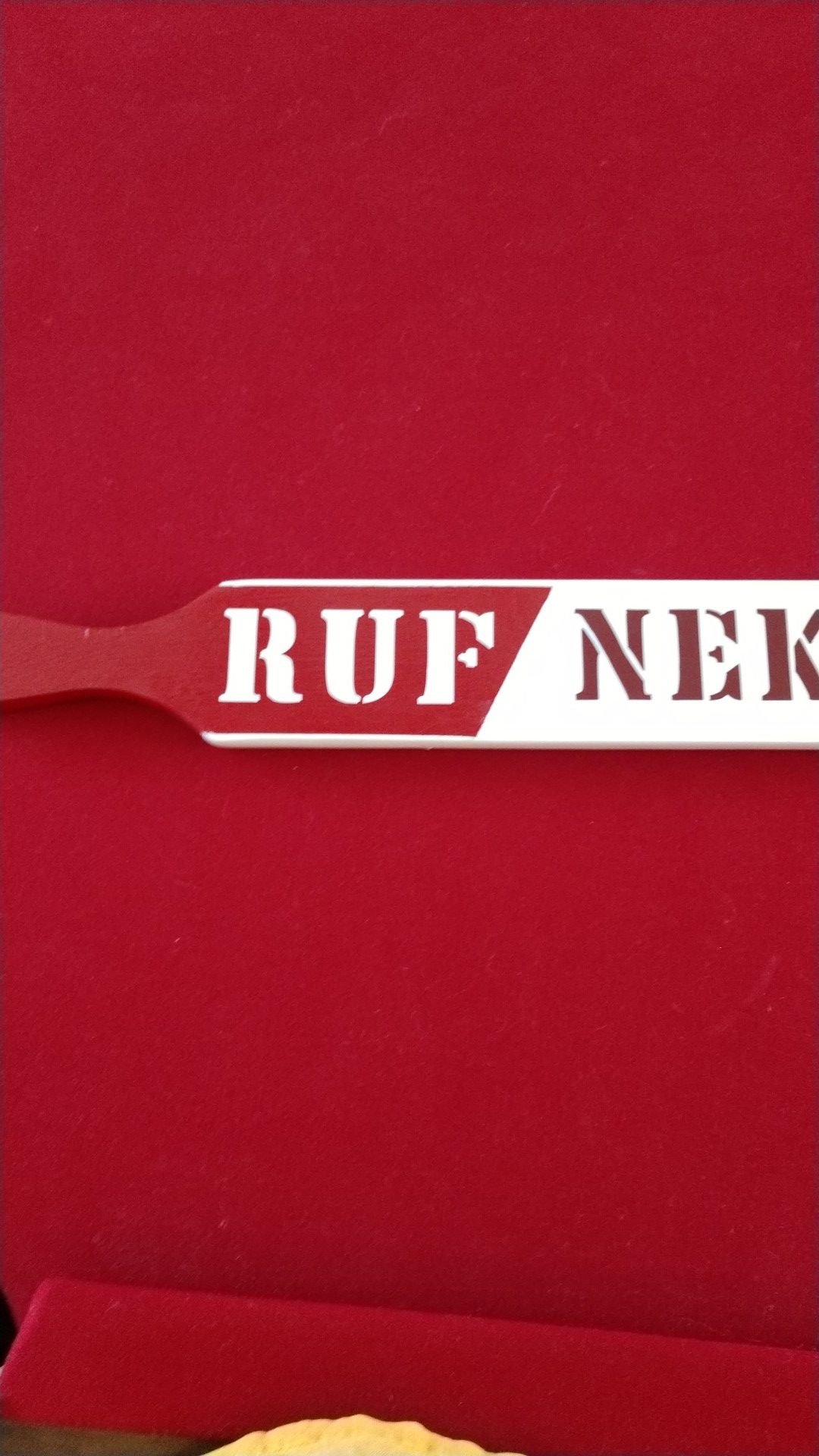 Oklahoma Sooners ruf/nek paddle