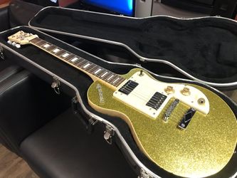 Italia Maranello Classic Rare Gold Sparkle Electric Guitar with