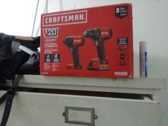 Craftsman 2 dtill set new in box 100.00
