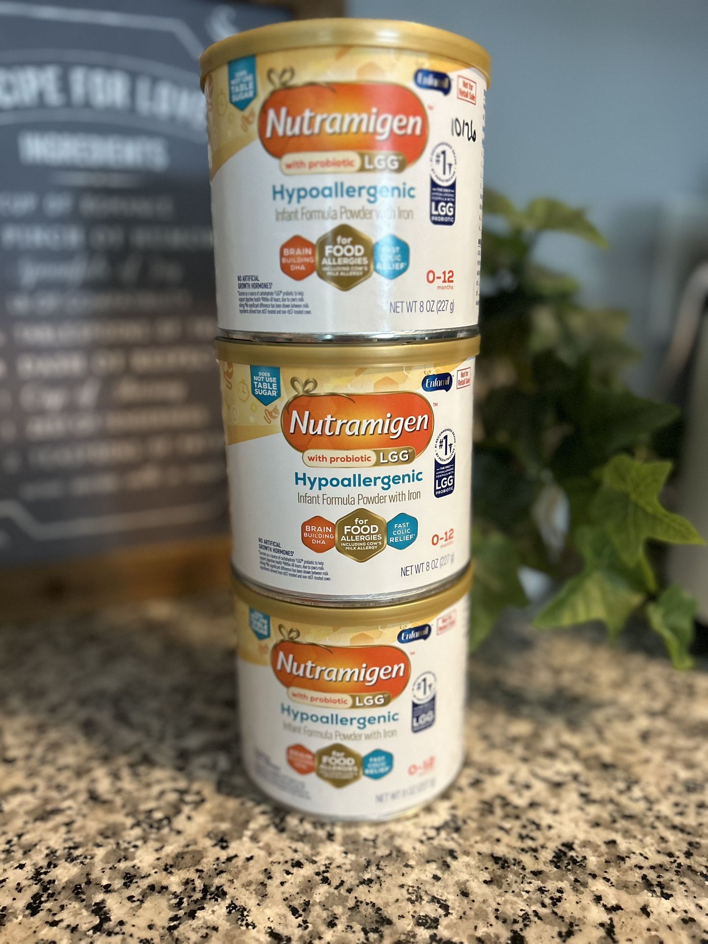 3 Unopened Cans Nutrimagen