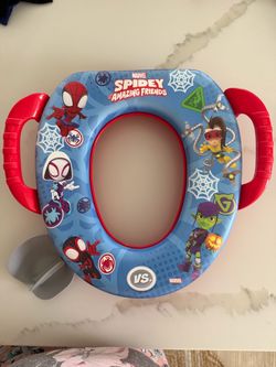 Marvel Spidey Soft Potty Training Seat for Toddlers, Fits Standard Toilets