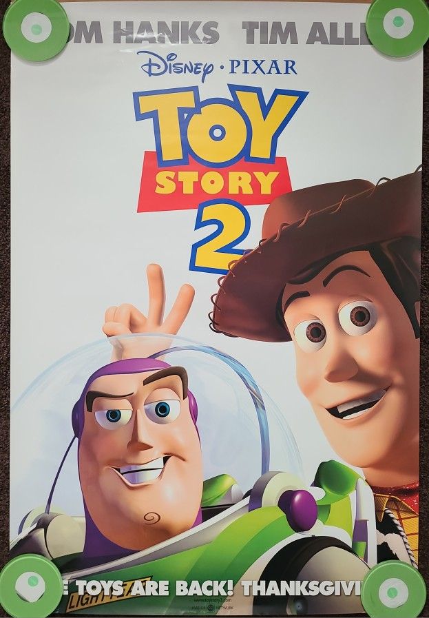 Disney Pixar Toy Story 2 Original 1999 Movie Poster - 27"x40"