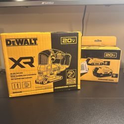 DeWalt Jigsaw with 2 batteries