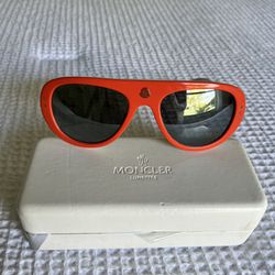 Moncler Orange Sunglasses 