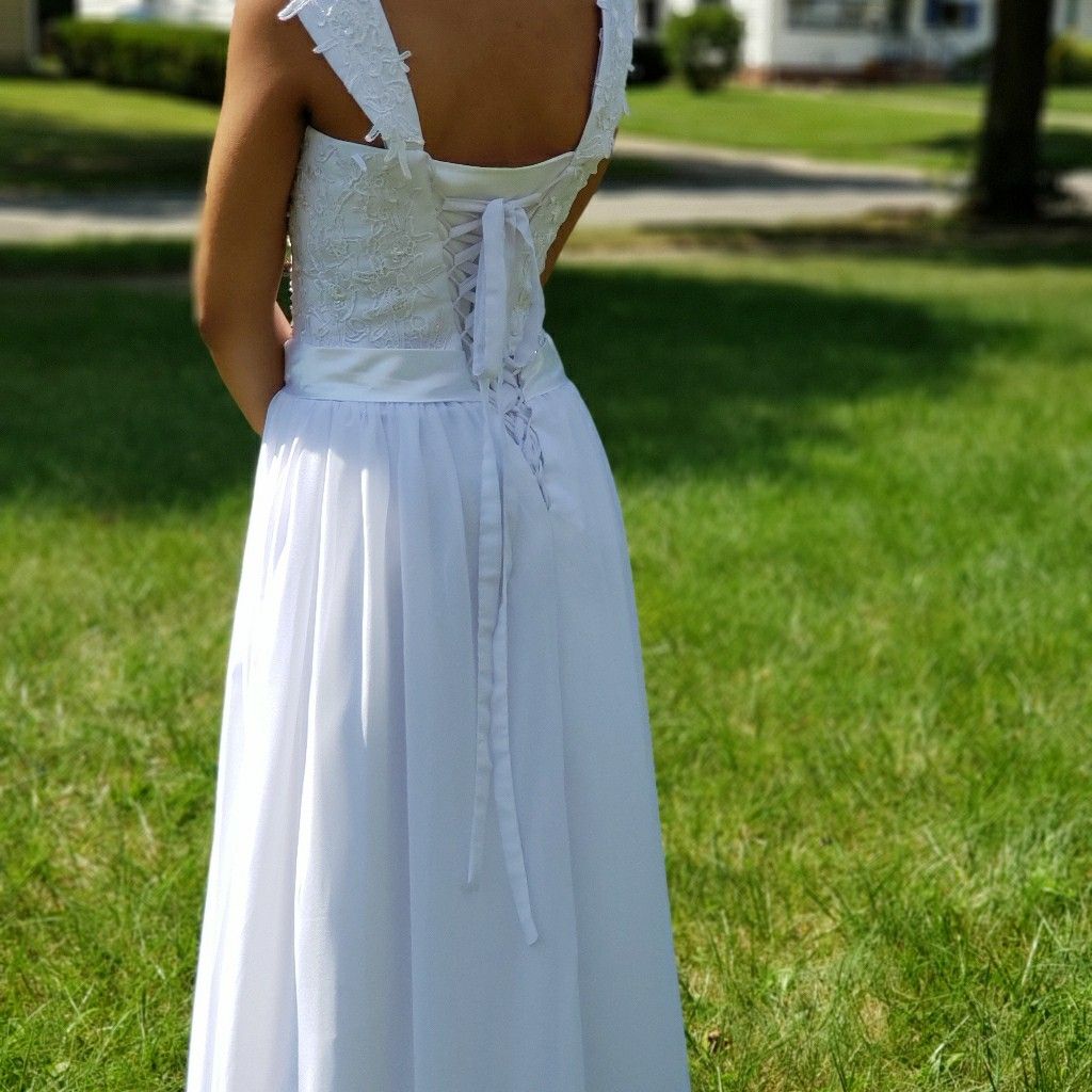 SALE...Rohm White Bridal/formal Dress