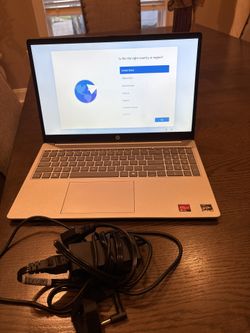 HP 15.6 inch Laptop, HD Touchscreen Display, AMD Ryzen 3 7320U, 8 GB RAM, 128 GB SSD, AMD Radeon Graphics, Windows 11 Home in S Mode, Natural Silver,
