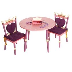 Princess Table With 2 Chairs