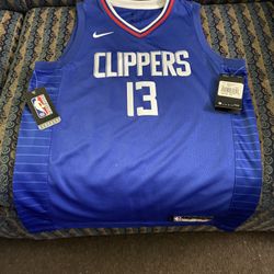 Los Angeles Clippers Nike Jersey Youth L (14/16) x Paul George #13 Icon Edition