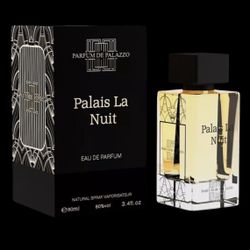 PALAIS LA NUIT PERFUME BY PALAZZO. EAU DE PARFUM 3.4OZ.