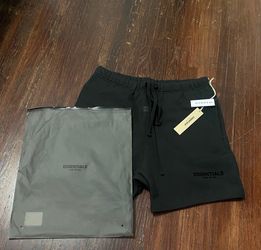 Black and Grey Essentials Shorts