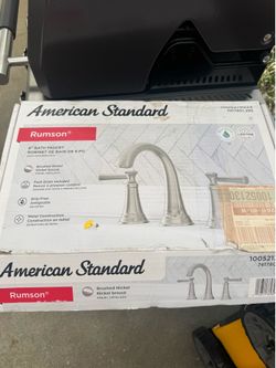 Rumson 8 in. Widespread 2-Hand"-Bathroom Faucet ir Brushed Nickel