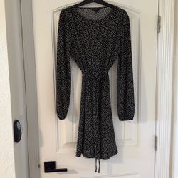 Black And White Polka Dot Dress