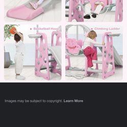 4in 1 Toddler Climber Swing Set