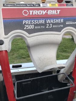 020344-2 TROY-BILT 2600 PSI PRESSURE WASHER