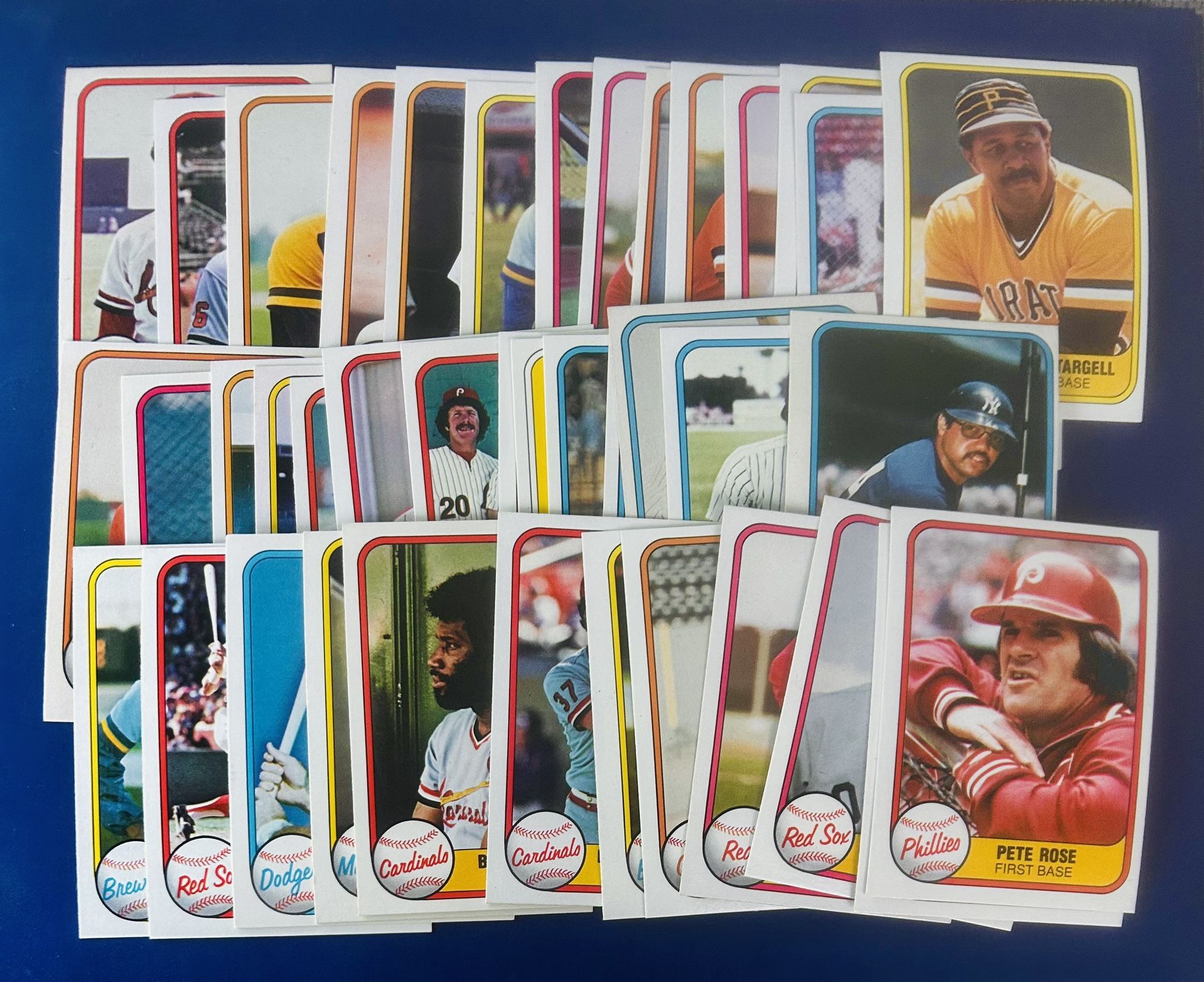 1981 Fleer Baseball Card Lot - HOF, All Stars, Rookies, Checklists