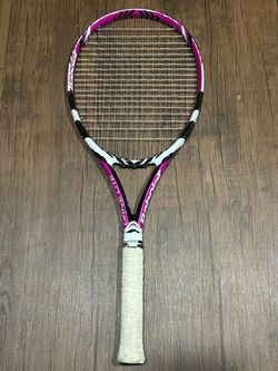 Babolat Drive Lite Tennis Racquet Pink Black 100 Sq In 4 1/4 Grip 255g