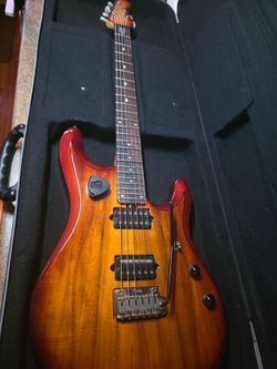 Sterling by Music Man JP100D-MKOA John Petrucci Signature Electric Guitar, Shaded Koa Finish