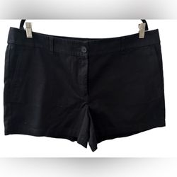 LOFT Outlet Women's Black Cotton Size 16 NWOT