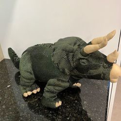 Triceratops Plush-Green . Size 23” 