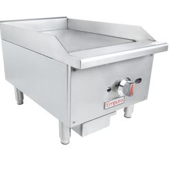 New! Emupra Commercial Countertop Gas Griddle