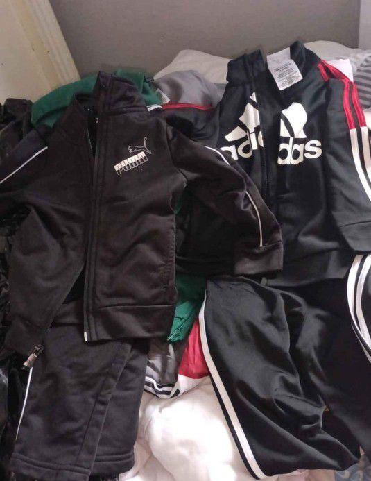 Puma And Adidas Sweat Suit 