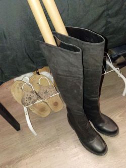 Women's Black Leather boots