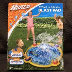 Banzai Stomp ‘N Splash Blast Pad (NEW in box never opened)