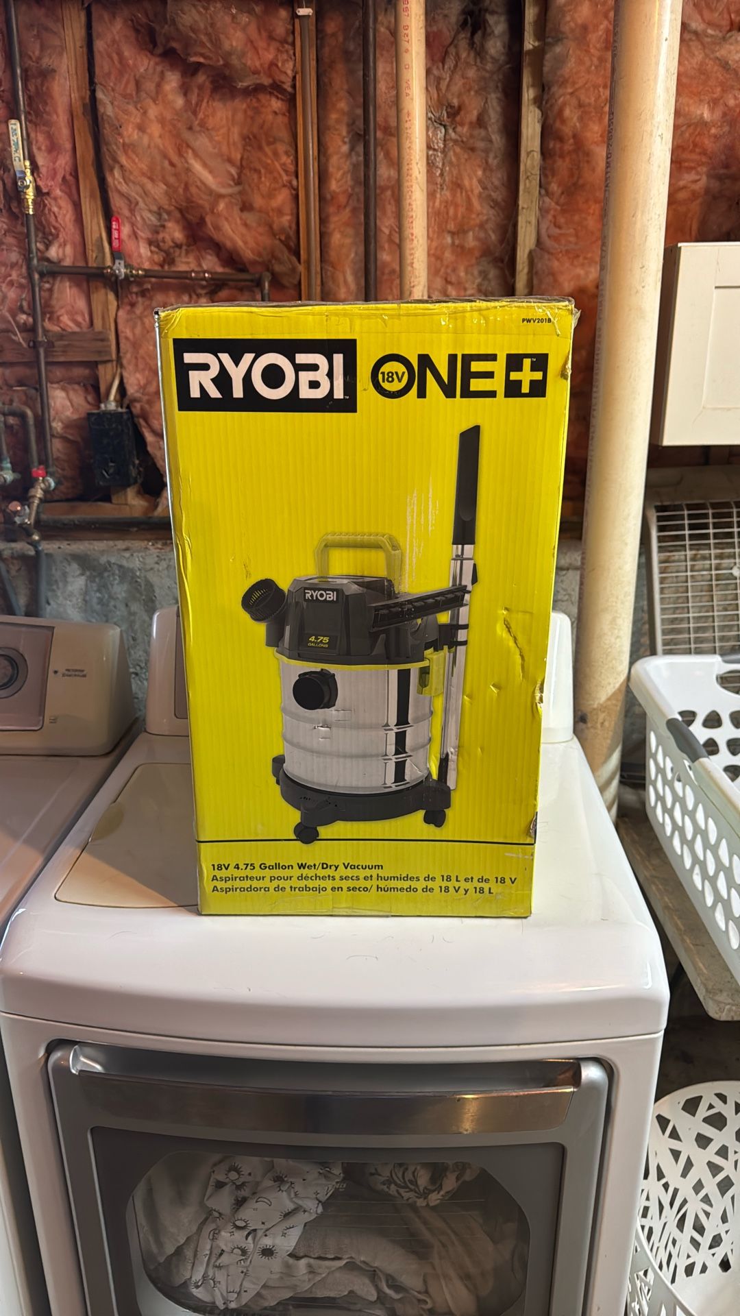 18v 4.75 Wet/dry Vacuum