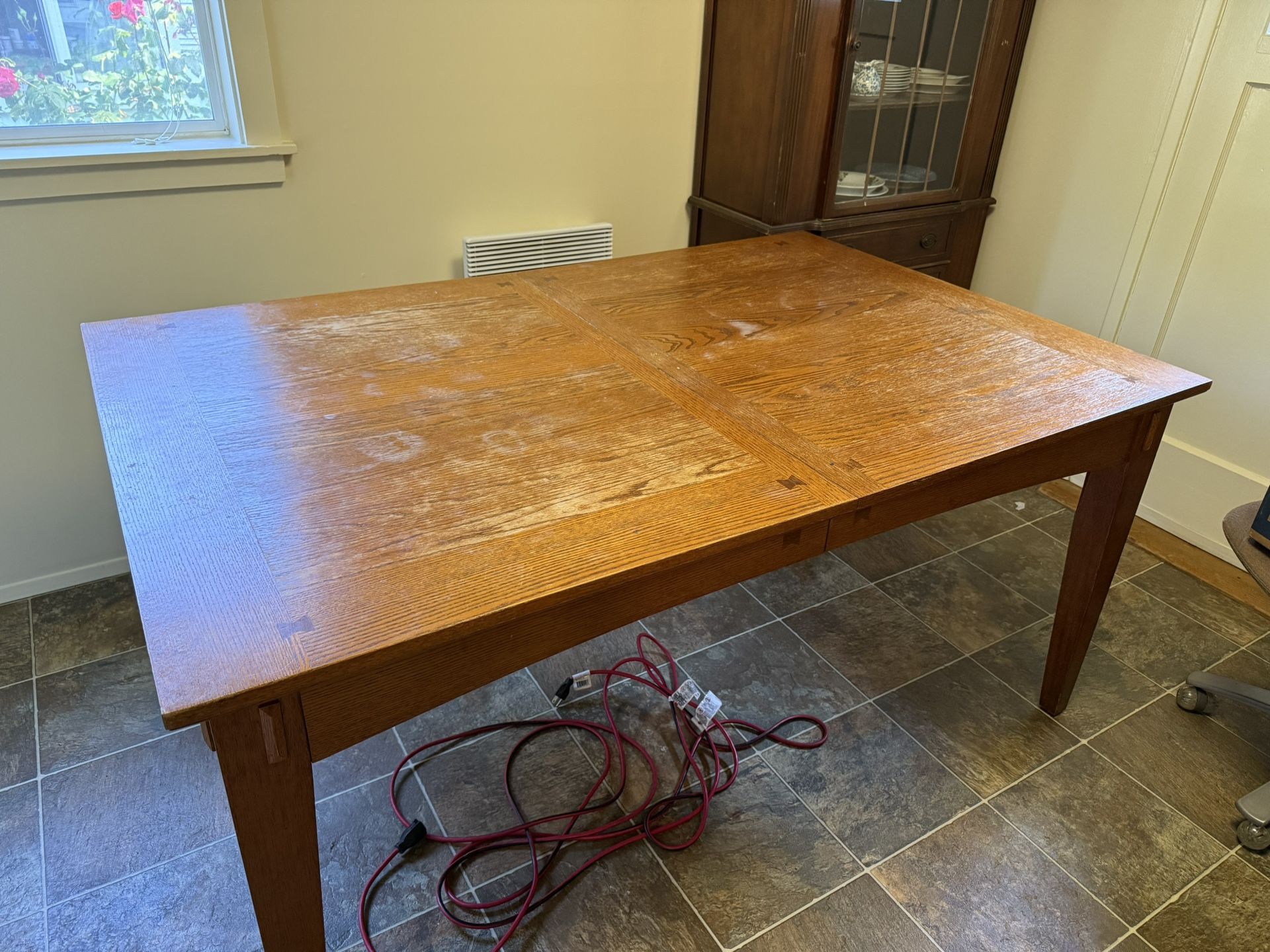 Solid Wood Dining Table And Chairs