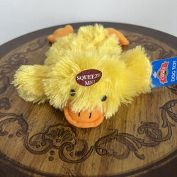 Dog Squeeze Me Toy New