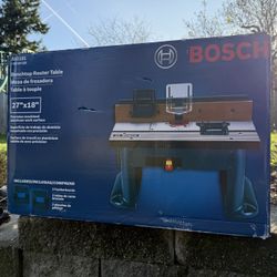 27” X 18” Bosch Benchtop Router Table