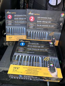 Peak Outdoor Lighting Bundle With 58-1/2” Of Color Changing Lights