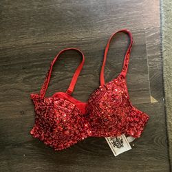 Vintage Sequin Bra NWT
