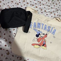 Disney Tote Bag & Baggu Fanny Pack