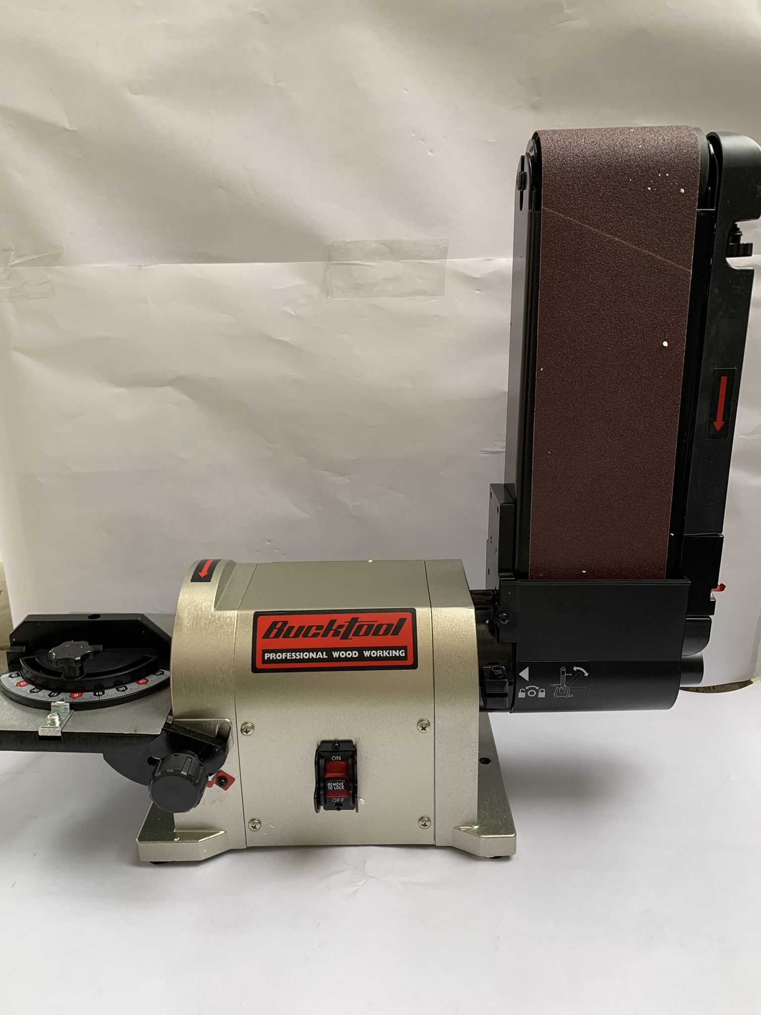 Bucktool 4”x36” Belt Sander With 6” Disc Sander Combo