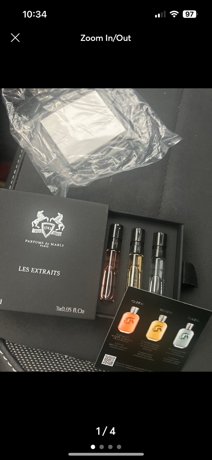 3 samples led extraits parfum de Marley