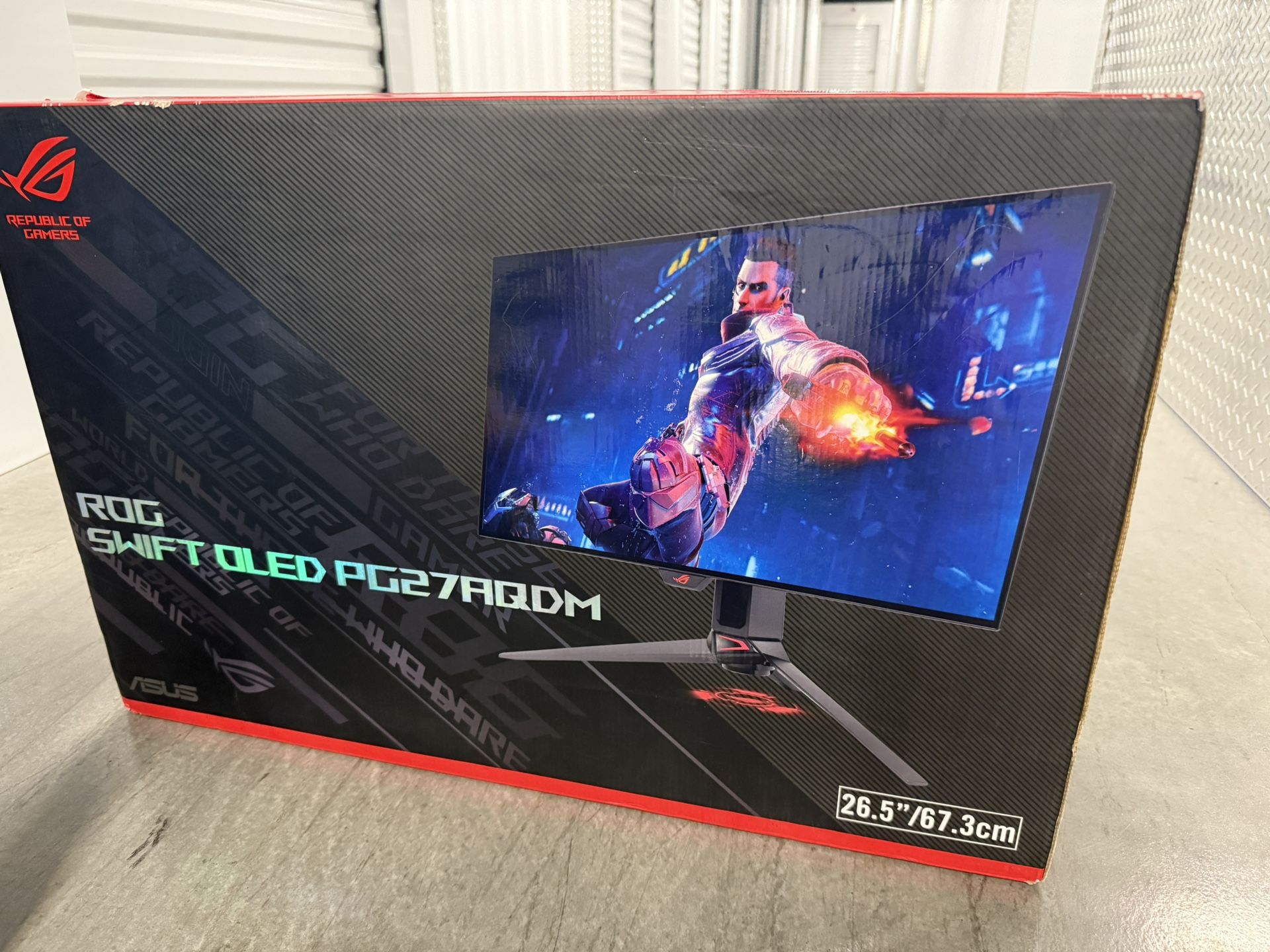 ROG swift OLED 27in 1440p monitor