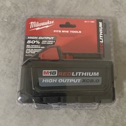 Milwaukee M18 8.0 High Output Battery 