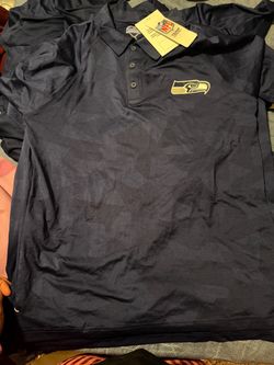 Seattle Seahawks NFL Polo Shirt with Tags