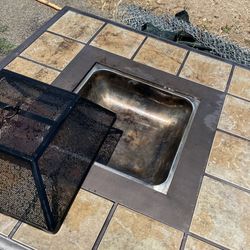 Patio Chairs And Fire Pit