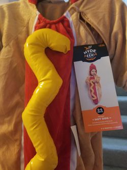 Brand new infant Halloween costume "hotdog"