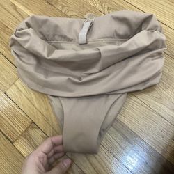 Skims Size XXS Sculpting Swim Fold Over Bikini Bottom Full Coverage Sienna NWT
