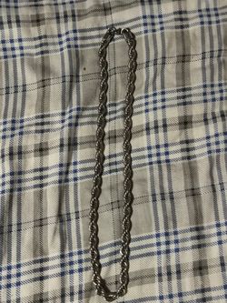 Thick rope chain stainless steel size 28 in