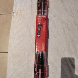 Craftsman micrometer torque wrench 1/2 dive 