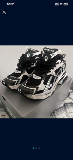 Black/White Balenciaga Runners