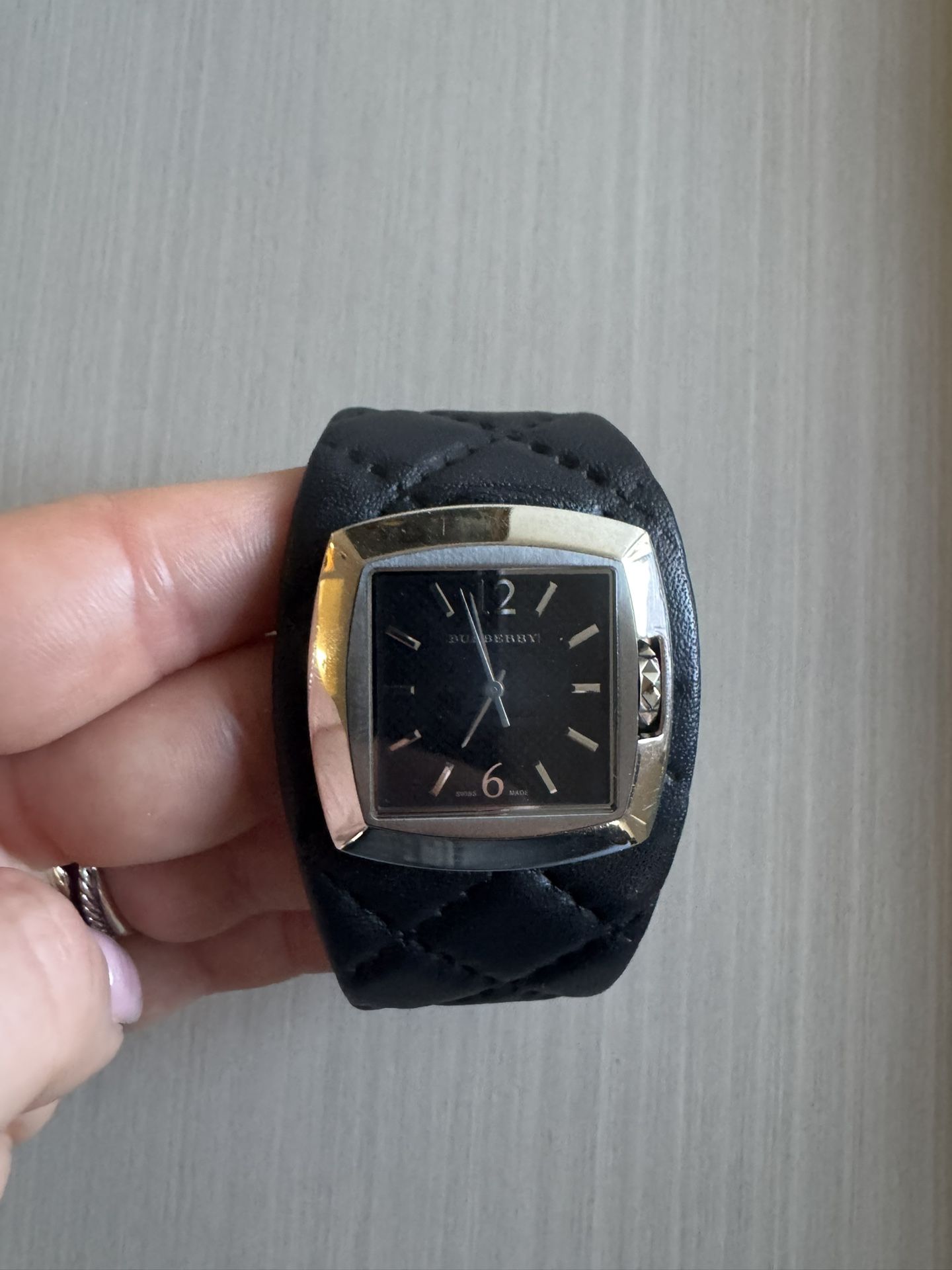 Black Burberry Watch