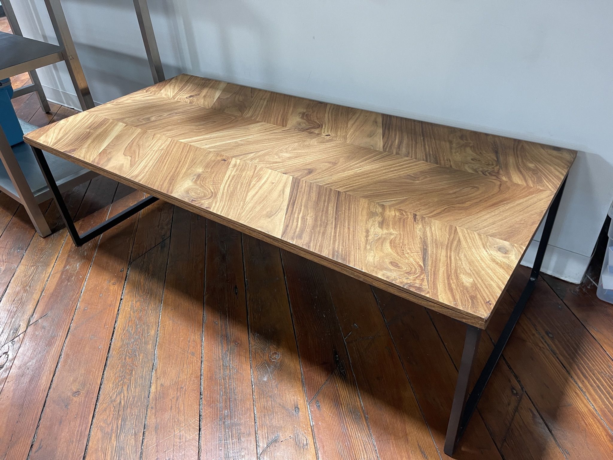 CB2 Chevron Coffee Table, Not Super Sturdy